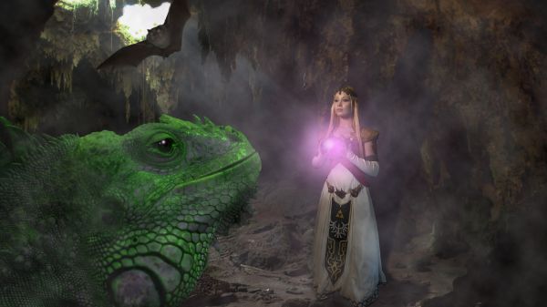 Creation of Dragon and the Princess: Final Result